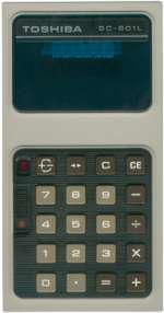 Calculatrice toshiba bc-1270 calculator vintage 1970 fonctionne - Papeterie & Fournitures scolaires